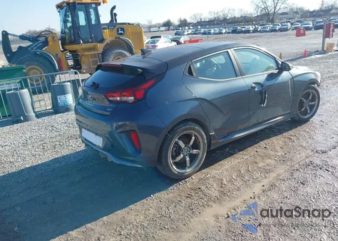 2019 Hyundai Veloster Turbo Ultimate из США, поврежденный, VIN KMHTH6AB0KU014206
